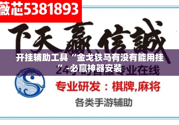 开挂辅助工具“金戈铁马有没有能用挂”-必赢神器安装