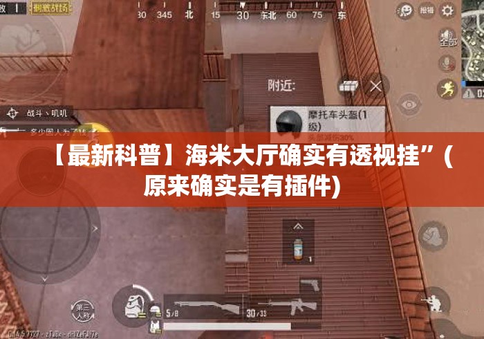 【最新科普】海米大厅确实有透视挂”(原来确实是有插件)