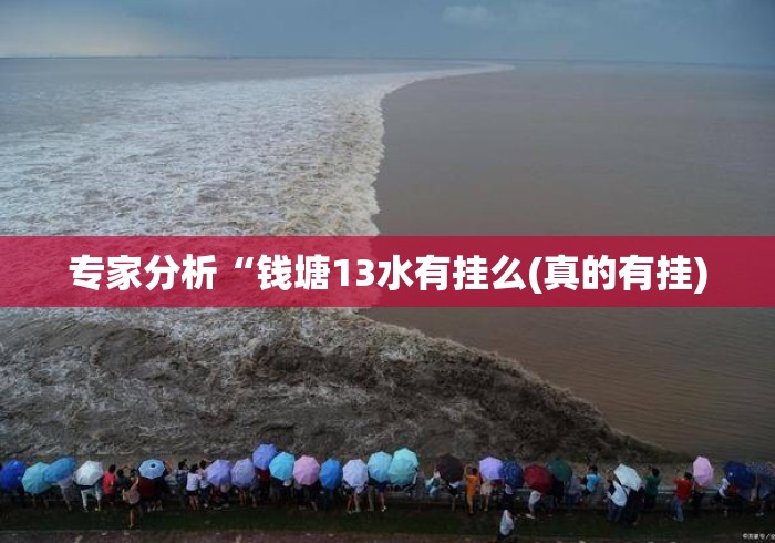 专家分析“钱塘13水有挂么(真的有挂)