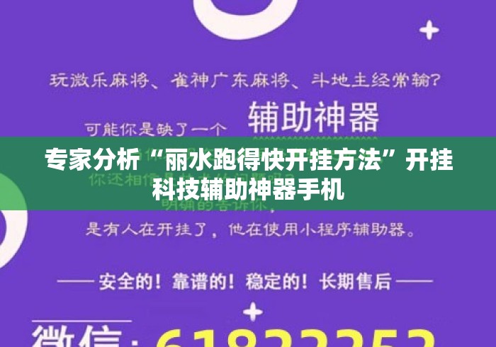 专家分析“丽水跑得快开挂方法”开挂科技辅助神器手机