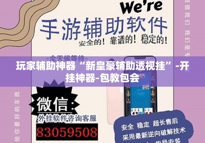 玩家辅助神器“新皇豪辅助透视挂”-开挂神器-包教包会