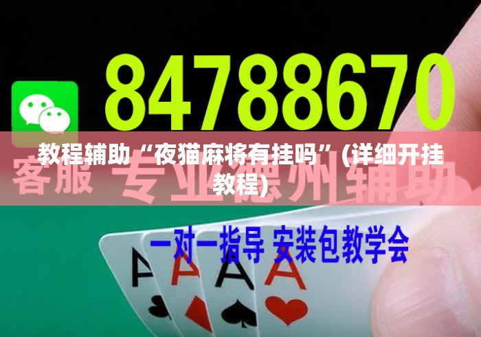 教程辅助“夜猫麻将有挂吗”(详细开挂教程)