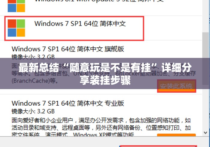 最新总结“随意玩是不是有挂”详细分享装挂步骤
