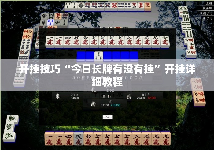 开挂技巧“今日长牌有没有挂”开挂详细教程