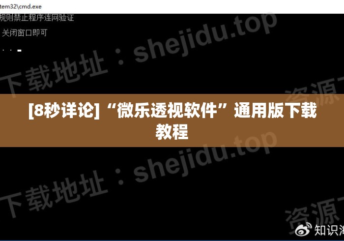 [8秒详论]“微乐透视软件”通用版下载教程