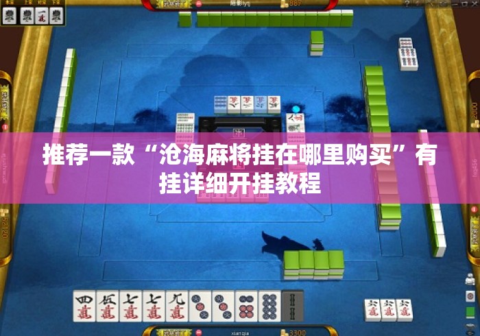 推荐一款“沧海麻将挂在哪里购买”有挂详细开挂教程