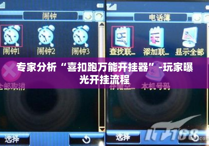 专家分析“喜扣跑万能开挂器	”-玩家曝光开挂流程