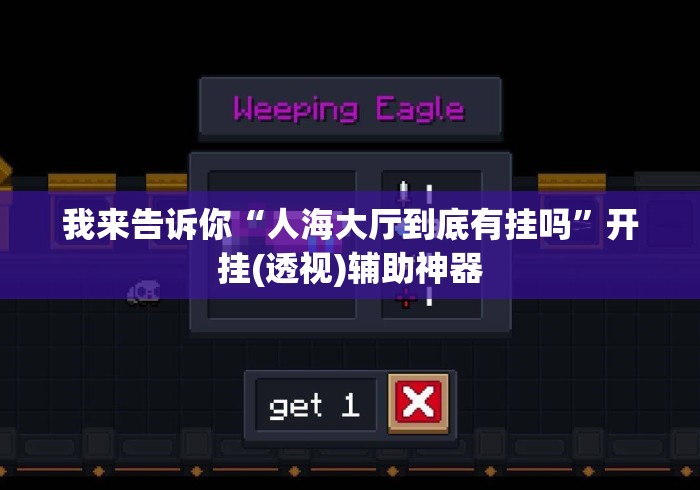 我来告诉你“人海大厅到底有挂吗	”开挂(透视)辅助神器