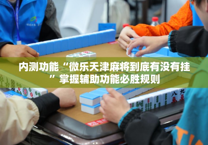 内测功能“微乐天津麻将到底有没有挂”掌握辅助功能必胜规则