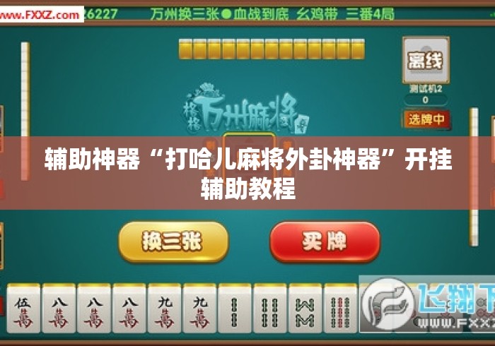 辅助神器“打哈儿麻将外卦神器	”开挂辅助教程
