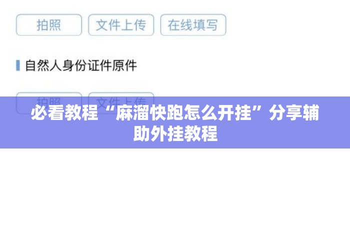 必看教程“麻溜快跑怎么开挂”分享辅助外挂教程