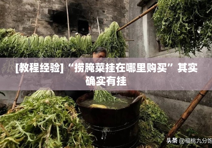 [教程经验]“捞腌菜挂在哪里购买	”其实确实有挂