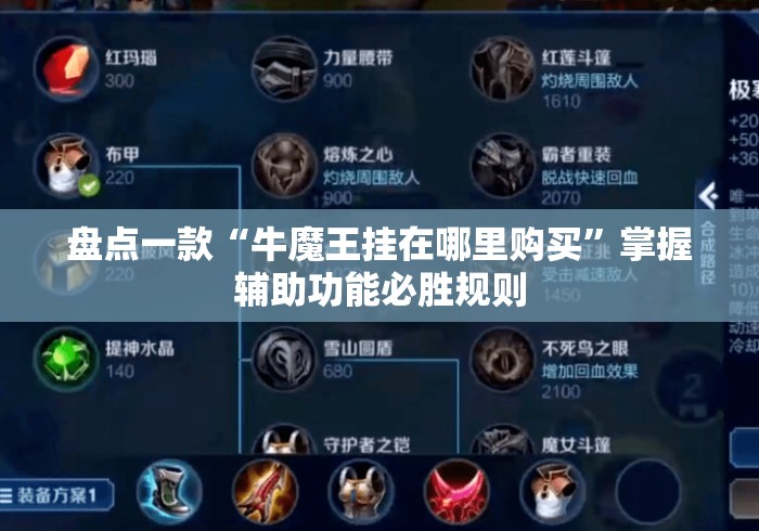 盘点一款“牛魔王挂在哪里购买”掌握辅助功能必胜规则