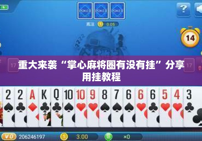 重大来袭“掌心麻将圈有没有挂”分享用挂教程