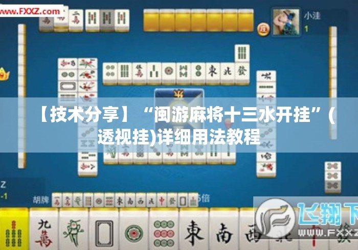 【技术分享】“闽游麻将十三水开挂”(透视挂)详细用法教程