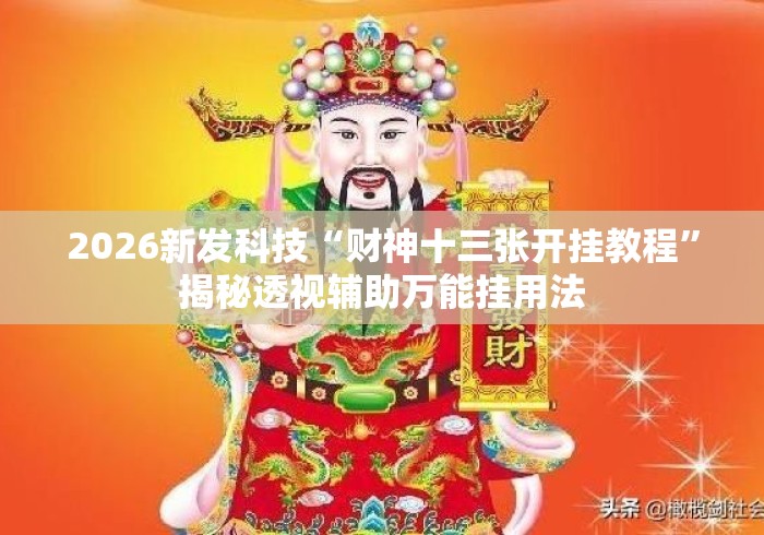 2026新发科技“财神十三张开挂教程”揭秘透视辅助万能挂用法