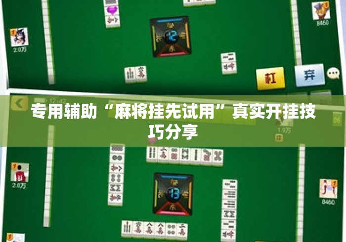 专用辅助“麻将挂先试用”真实开挂技巧分享
