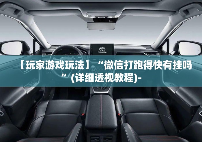 【玩家游戏玩法】“微信打跑得快有挂吗”(详细透视教程)-