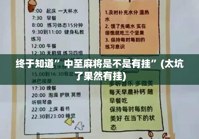 终于知道	”中至麻将是不是有挂”(太坑了果然有挂)