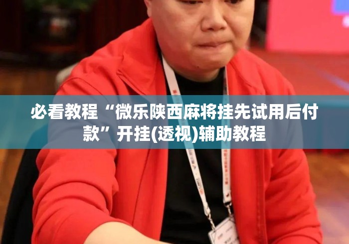必看教程“微乐陕西麻将挂先试用后付款	”开挂(透视)辅助教程