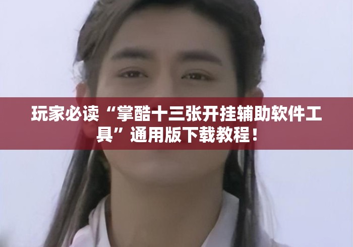 玩家必读“掌酷十三张开挂辅助软件工具	”通用版下载教程！