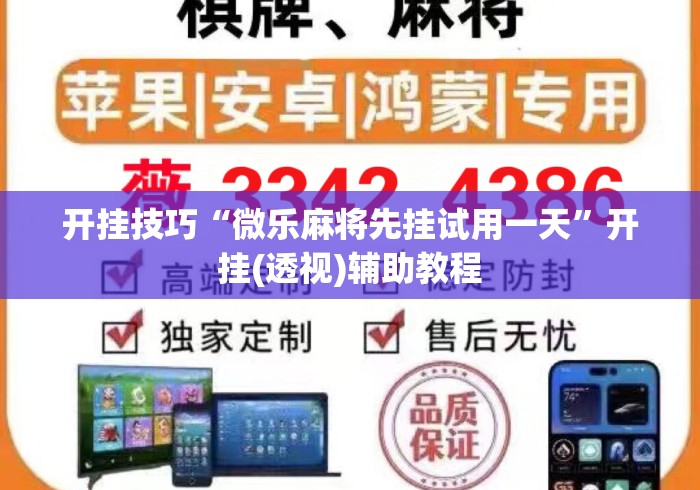 开挂技巧“微乐麻将先挂试用一天”开挂(透视)辅助教程