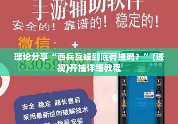 理论分享“西兵互娱到底有挂吗？”(透视)开挂详细教程