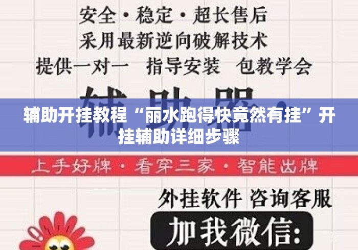辅助开挂教程“丽水跑得快竟然有挂”开挂辅助详细步骤