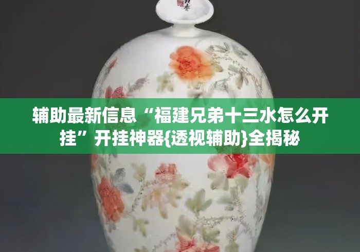 辅助最新信息“福建兄弟十三水怎么开挂	”开挂神器{透视辅助}全揭秘