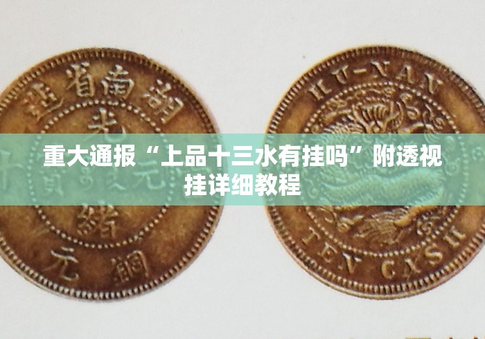 重大通报“上品十三水有挂吗	”附透视挂详细教程