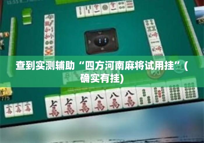 查到实测辅助“四方河南麻将试用挂”(确实有挂)