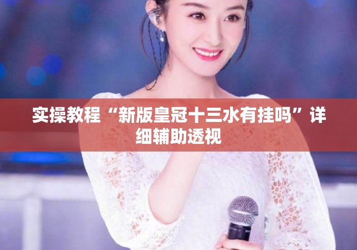 实操教程“新版皇冠十三水有挂吗”详细辅助透视
