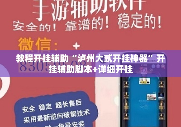 教程开挂辅助“泸州大贰开挂神器”开挂辅助脚本+详细开挂