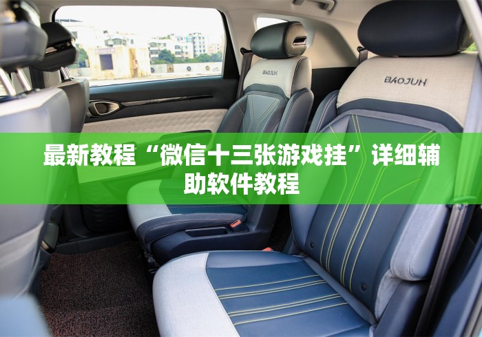 最新教程“微信十三张游戏挂	”详细辅助软件教程