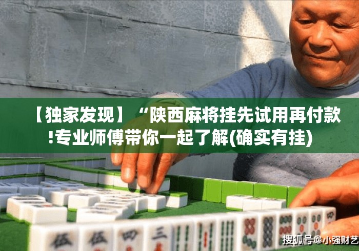 【独家发现】“陕西麻将挂先试用再付款!专业师傅带你一起了解(确实有挂) 【独家发现】“陕西麻将挂先试用再付款!专业师傅带你一起了解(确实有挂)