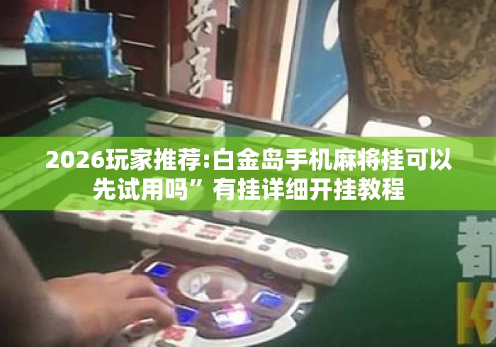 2026玩家推荐:白金岛手机麻将挂可以先试用吗	”有挂详细开挂教程