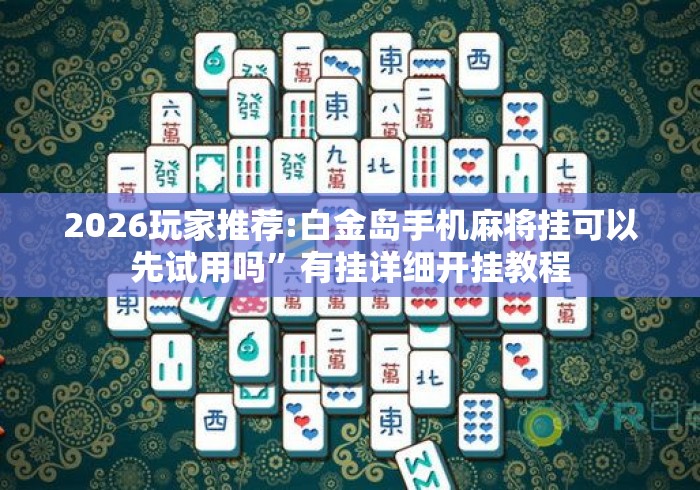2026玩家推荐:白金岛手机麻将挂可以先试用吗”有挂详细开挂教程