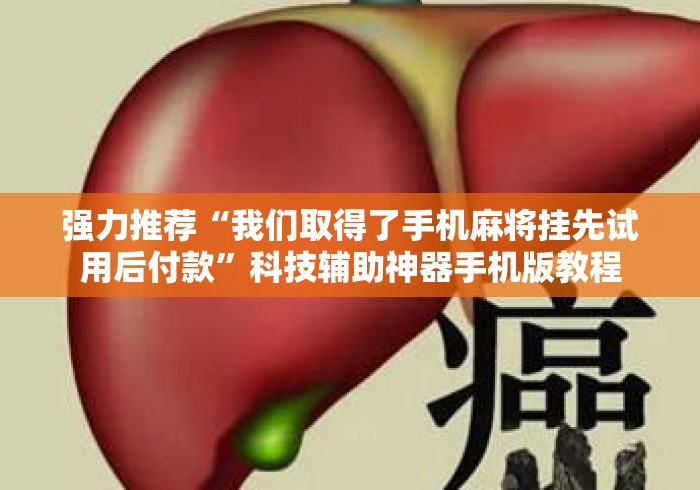 强力推荐“我们取得了手机麻将挂先试用后付款	”科技辅助神器手机版教程