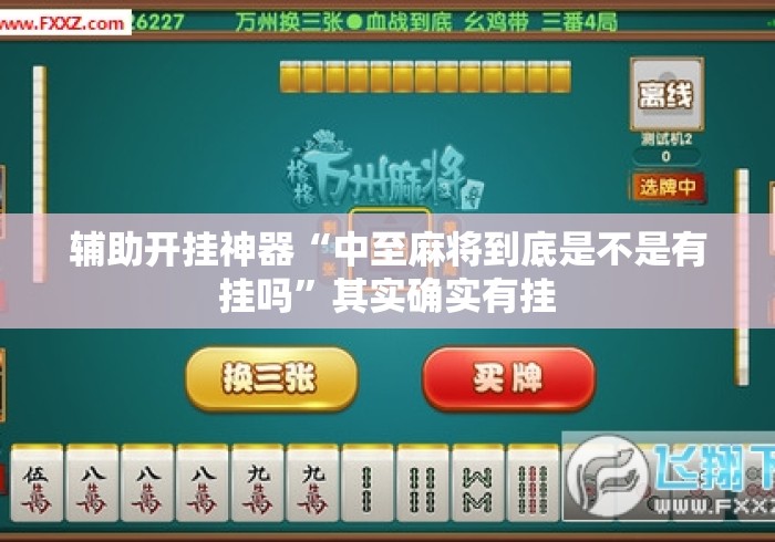 辅助开挂神器“中至麻将到底是不是有挂吗”其实确实有挂