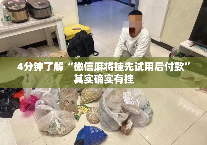 4分钟了解“微信麻将挂先试用后付款”其实确实有挂