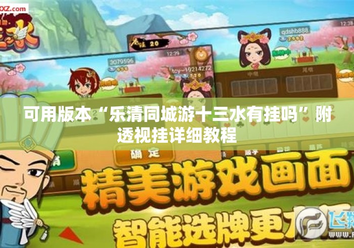 可用版本“乐清同城游十三水有挂吗	”附透视挂详细教程