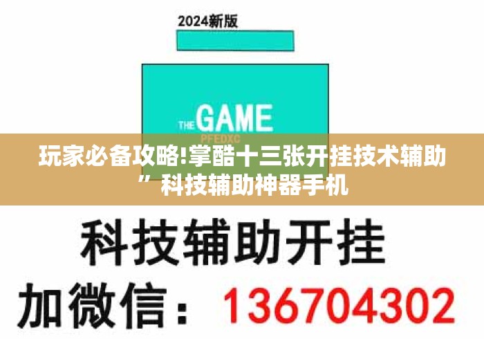 玩家必备攻略!掌酷十三张开挂技术辅助”科技辅助神器手机