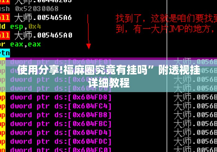 使用分享!福麻圈究竟有挂吗”附透视挂详细教程