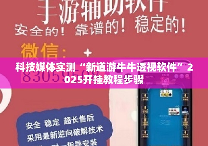 科技媒体实测“新道游牛牛透视软件”2025开挂教程步骤