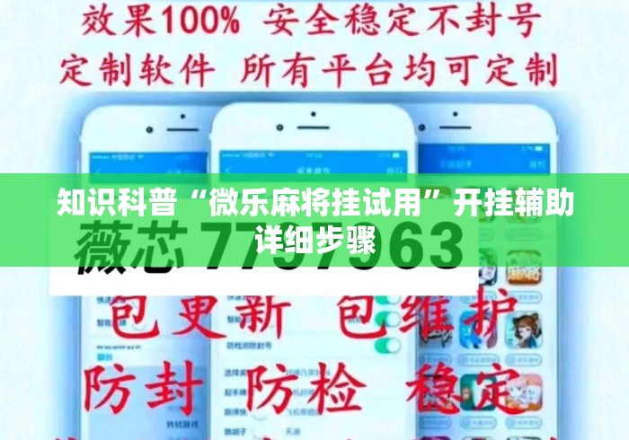 知识科普“微乐麻将挂试用”开挂辅助详细步骤