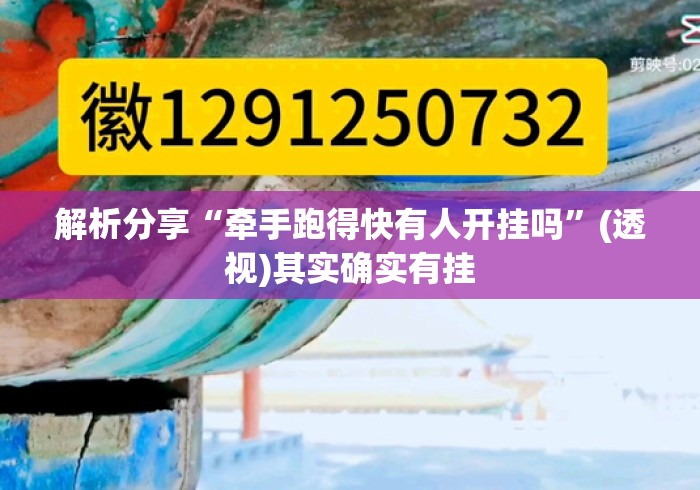 解析分享“牵手跑得快有人开挂吗”(透视)其实确实有挂