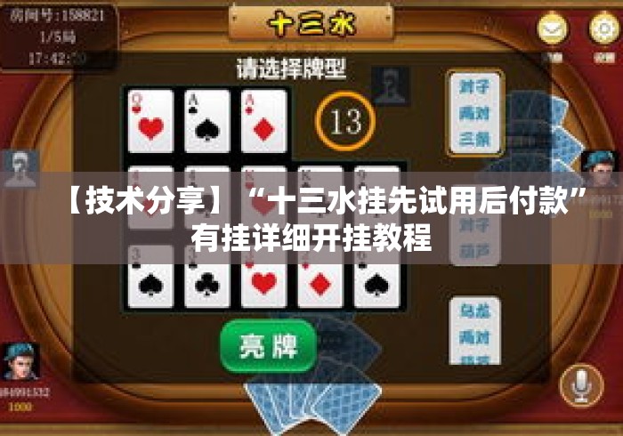 【技术分享】“十三水挂先试用后付款	”有挂详细开挂教程