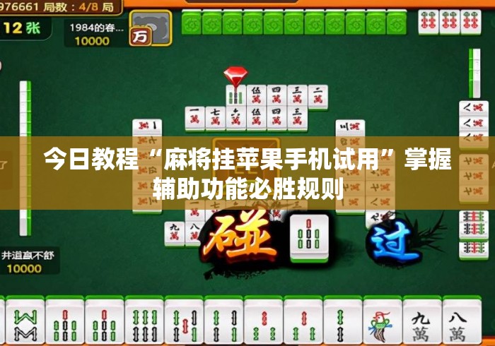 今日教程“麻将挂苹果手机试用	”掌握辅助功能必胜规则