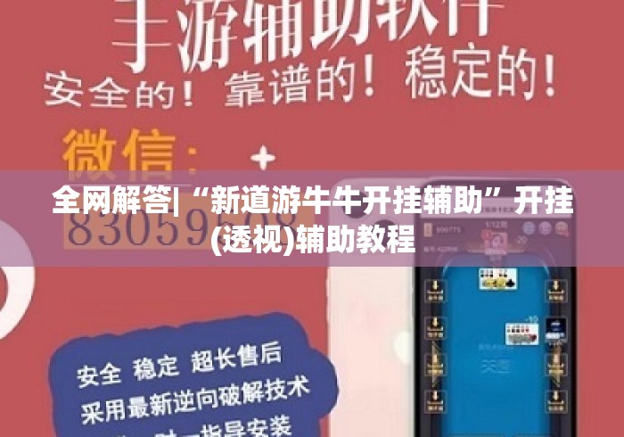 全网解答|“新道游牛牛开挂辅助”开挂(透视)辅助教程