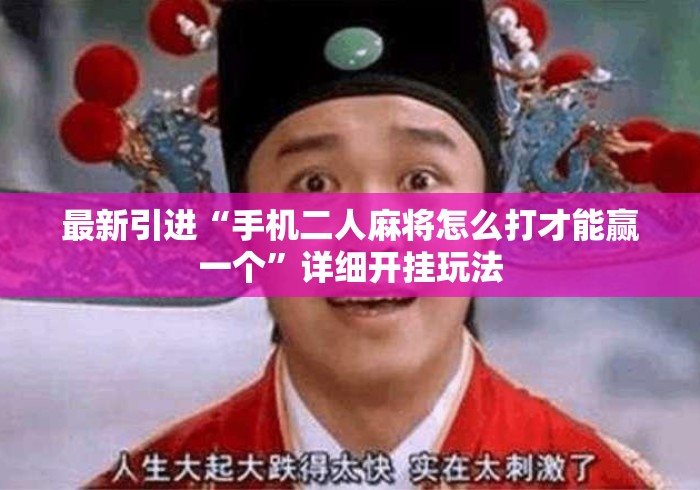 最新引进“手机二人麻将怎么打才能赢一个”详细开挂玩法